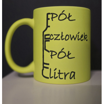 Kubek odblaskowy żółty