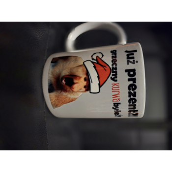 Kubek świąteczny - Nosacz - Grzeczny kurwa byłeś?1