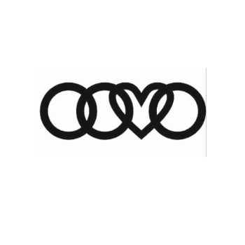 Naklejka na samochód AUDI_LOVE