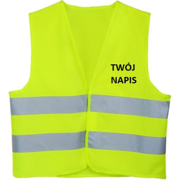 Kamizelka odblaskowa z IMIENLIEM/ LOGO