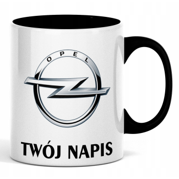 Kubek OPEL logo (kolorowe wnętrze i ucho)
