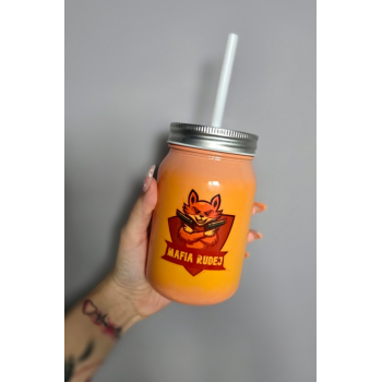 Kubek szklany 450 ml SŁOIK